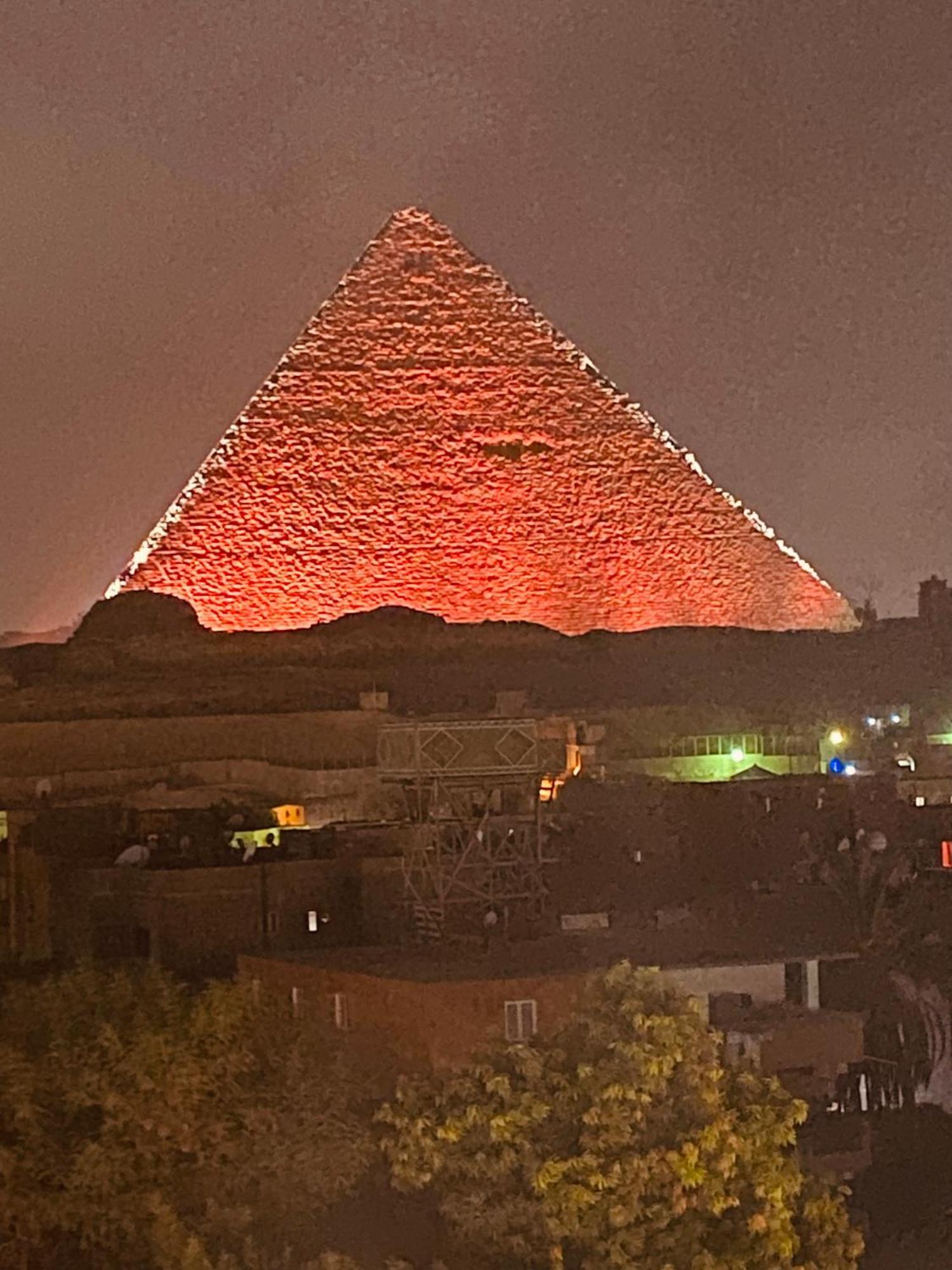 El Aida Pyramids View Hotel Kafrat al Jabal Ngoại thất bức ảnh