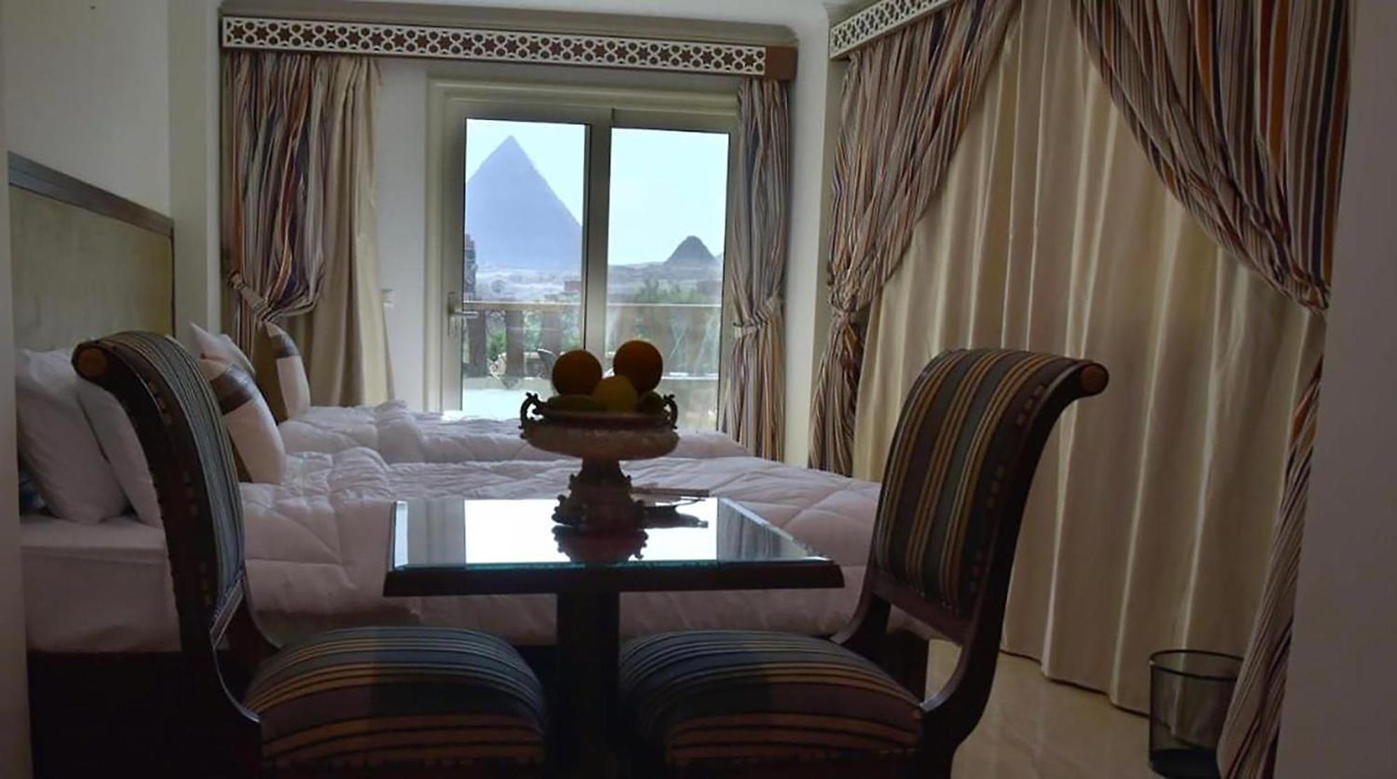 El Aida Pyramids View Hotel Kafrat al Jabal Ngoại thất bức ảnh