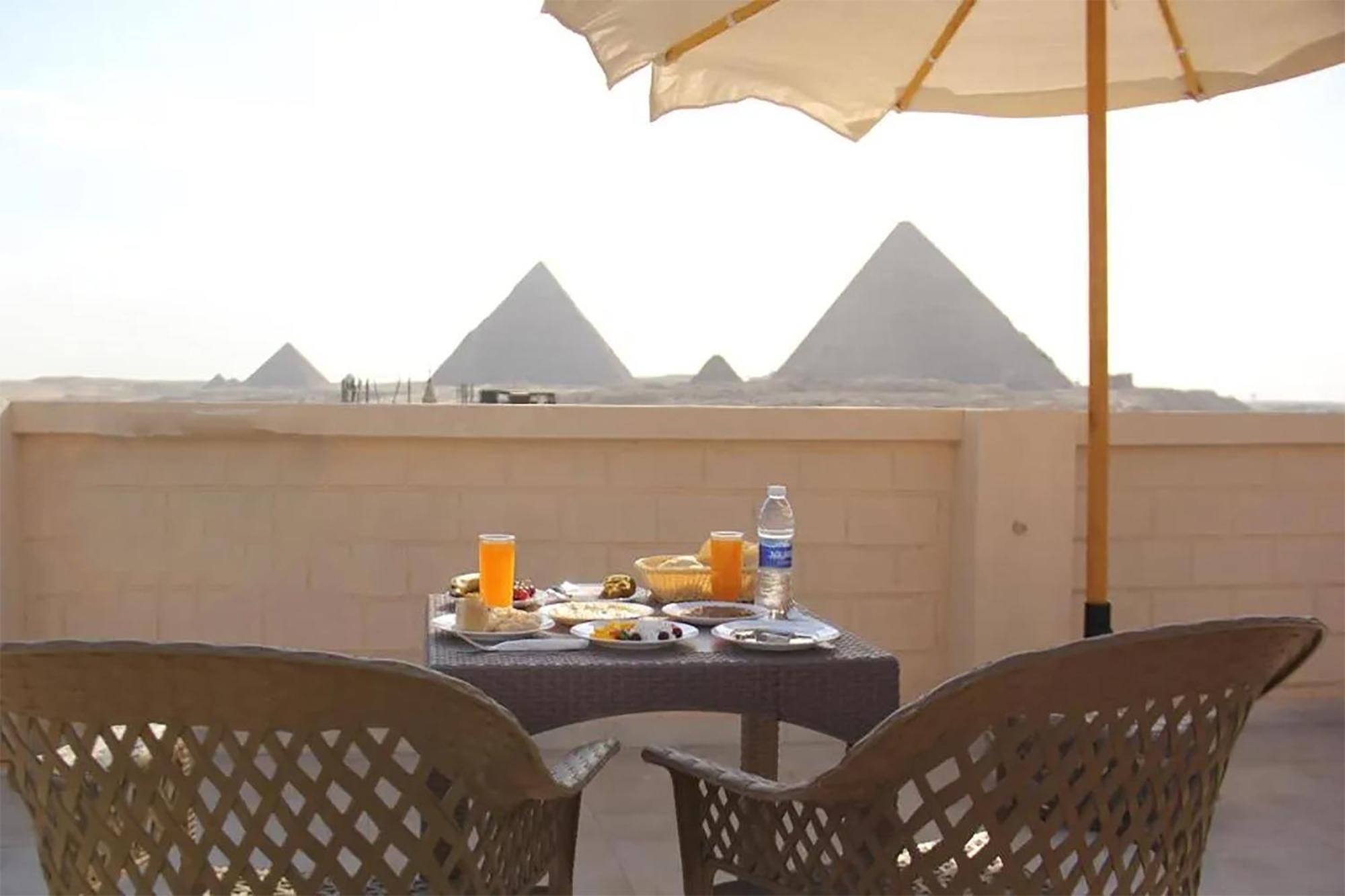 El Aida Pyramids View Hotel Kafrat al Jabal Ngoại thất bức ảnh