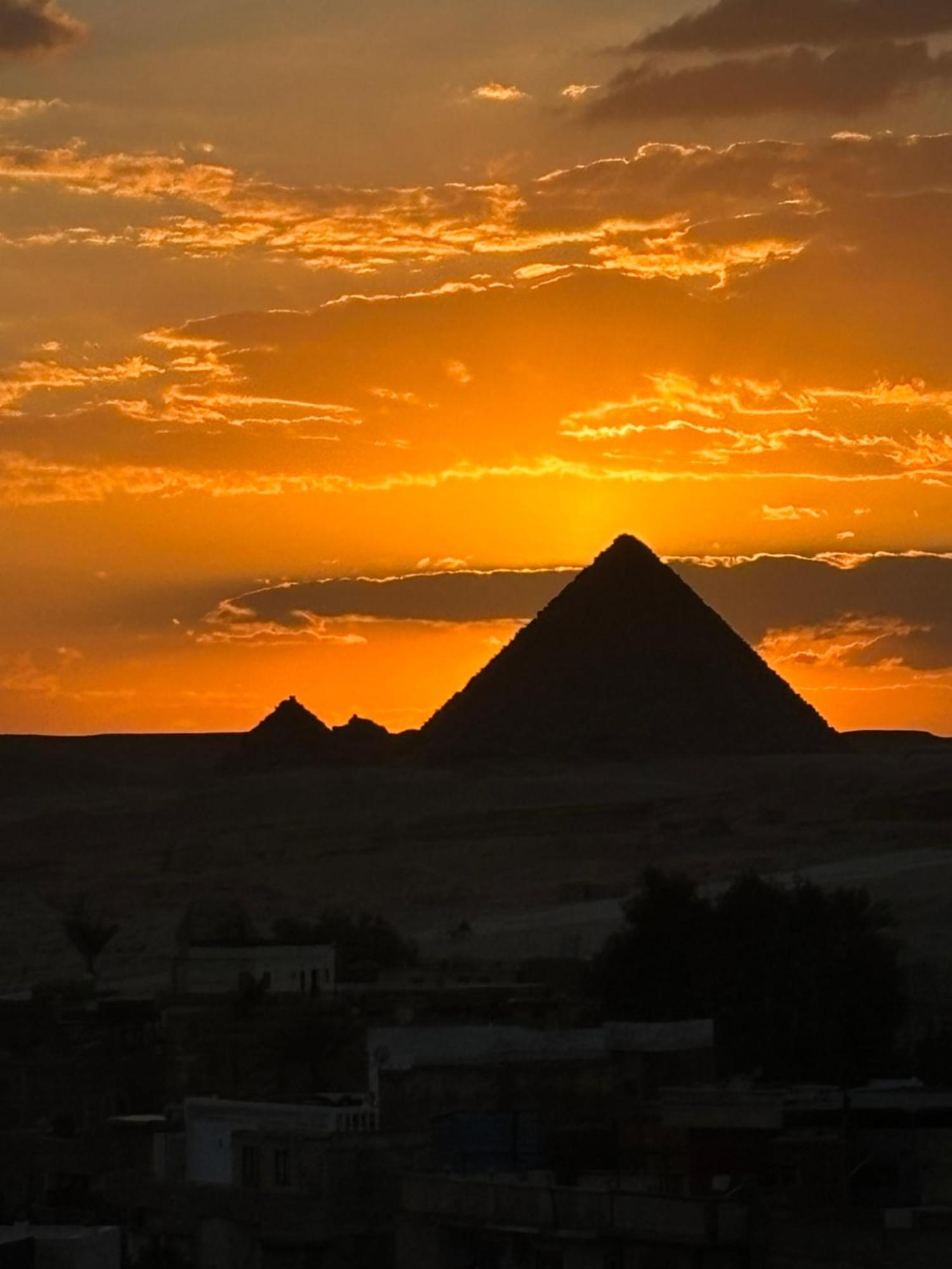 El Aida Pyramids View Hotel Kafrat al Jabal Ngoại thất bức ảnh