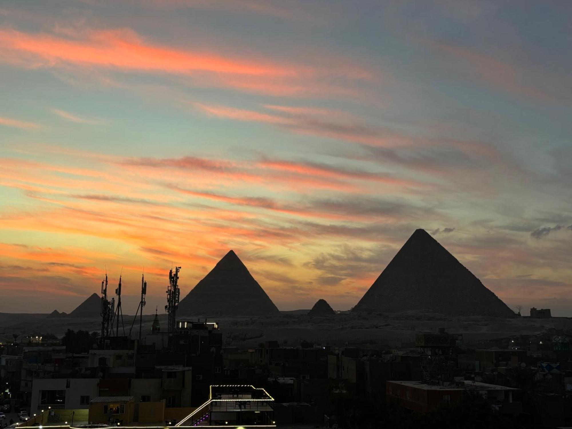 El Aida Pyramids View Hotel Kafrat al Jabal Ngoại thất bức ảnh